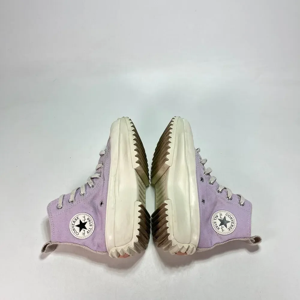 Converse Run Star Hike Platform Pink Purple Sneakers A01582C Youth Size 3
